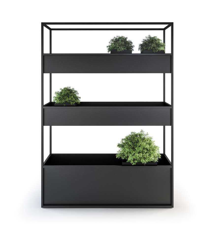 Röshults - Pflanzengefäss CARL 615 - 3 Boxen - outdoor
