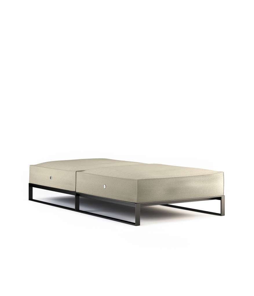 Röshults - Garten Moore Daybed - graumel Kreide - outdoor