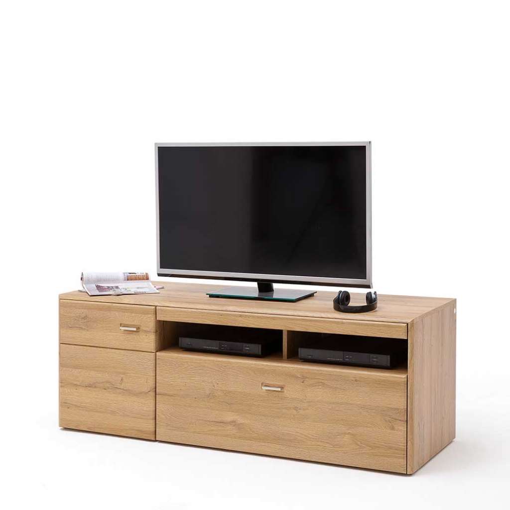 TV Unterschrank in Wildeichefarben 55 cm hoch