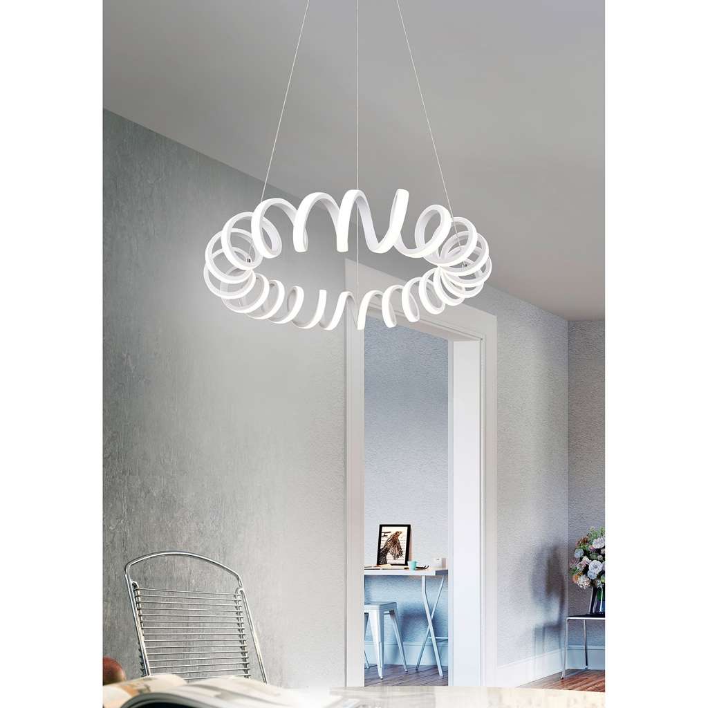 home24 LED-Pendelleuchte Curl