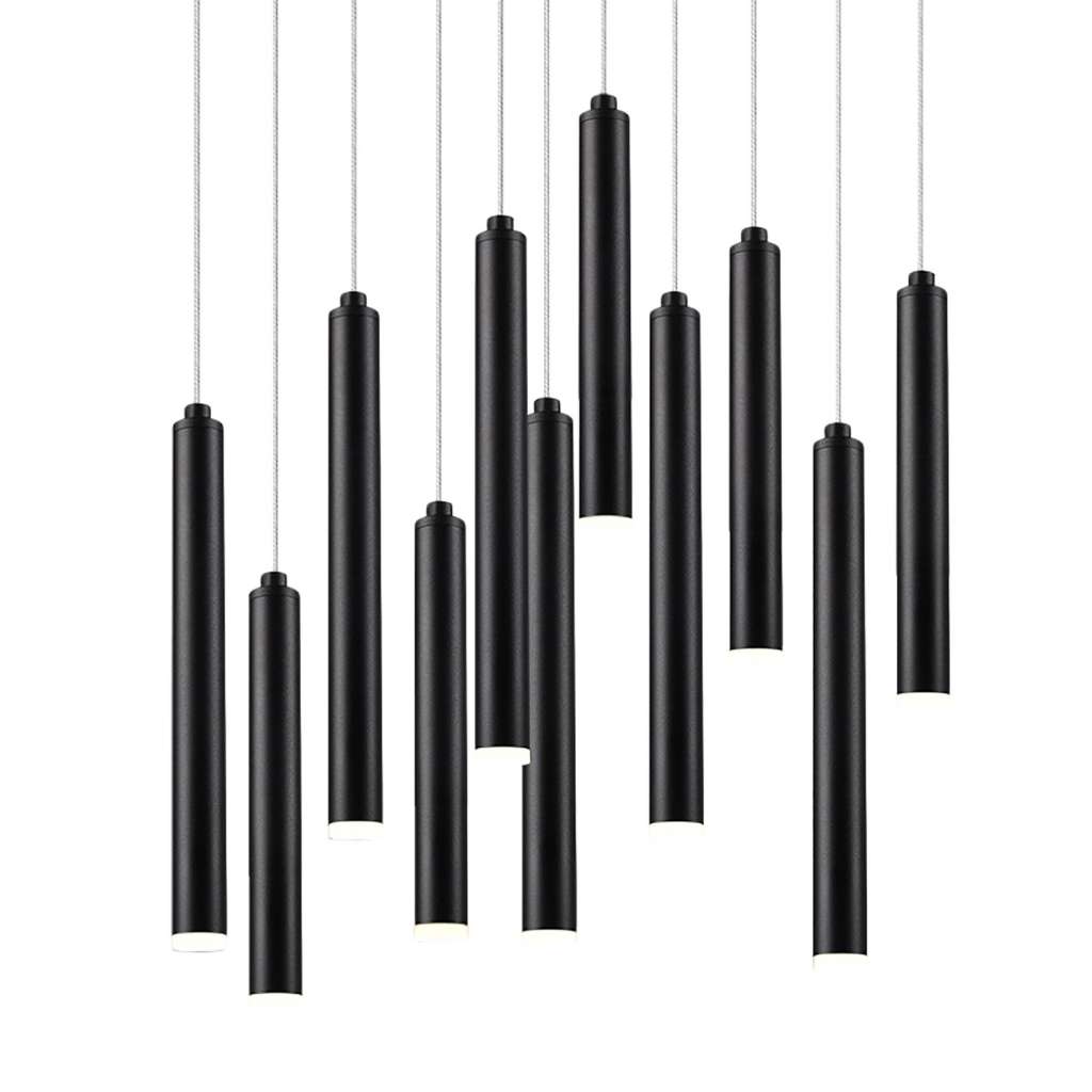 home24 LED-Pendelleuchte Tubular IV