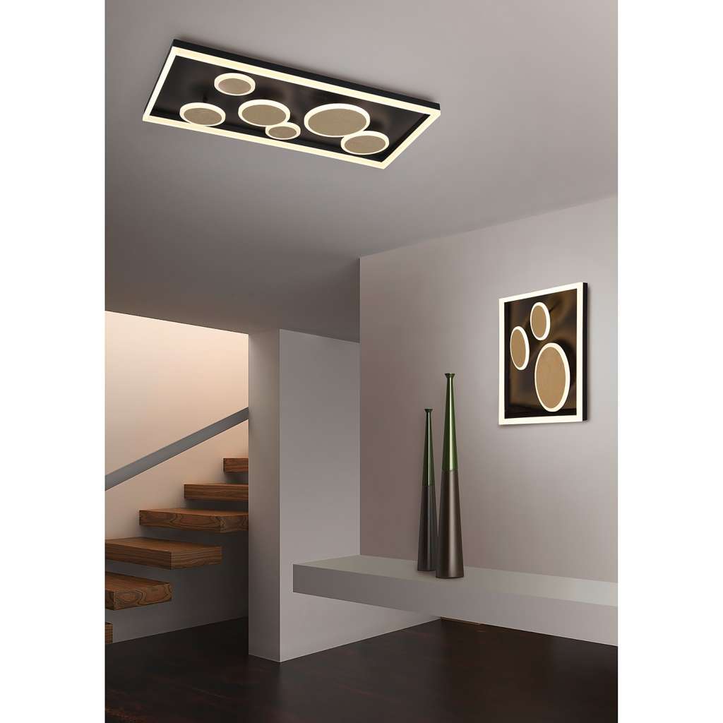 home24 LED-Deckenleuchte Harriet IV