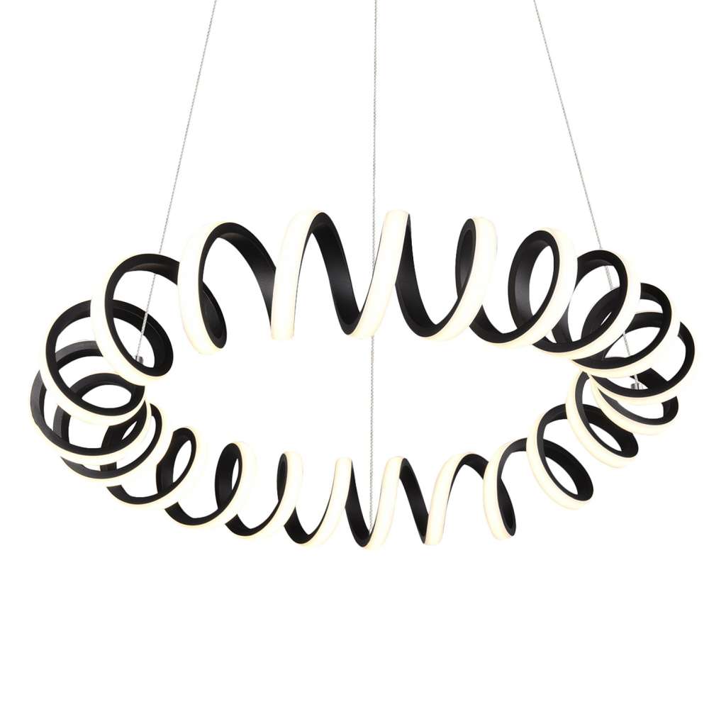 home24 LED-Pendelleuchte Curl