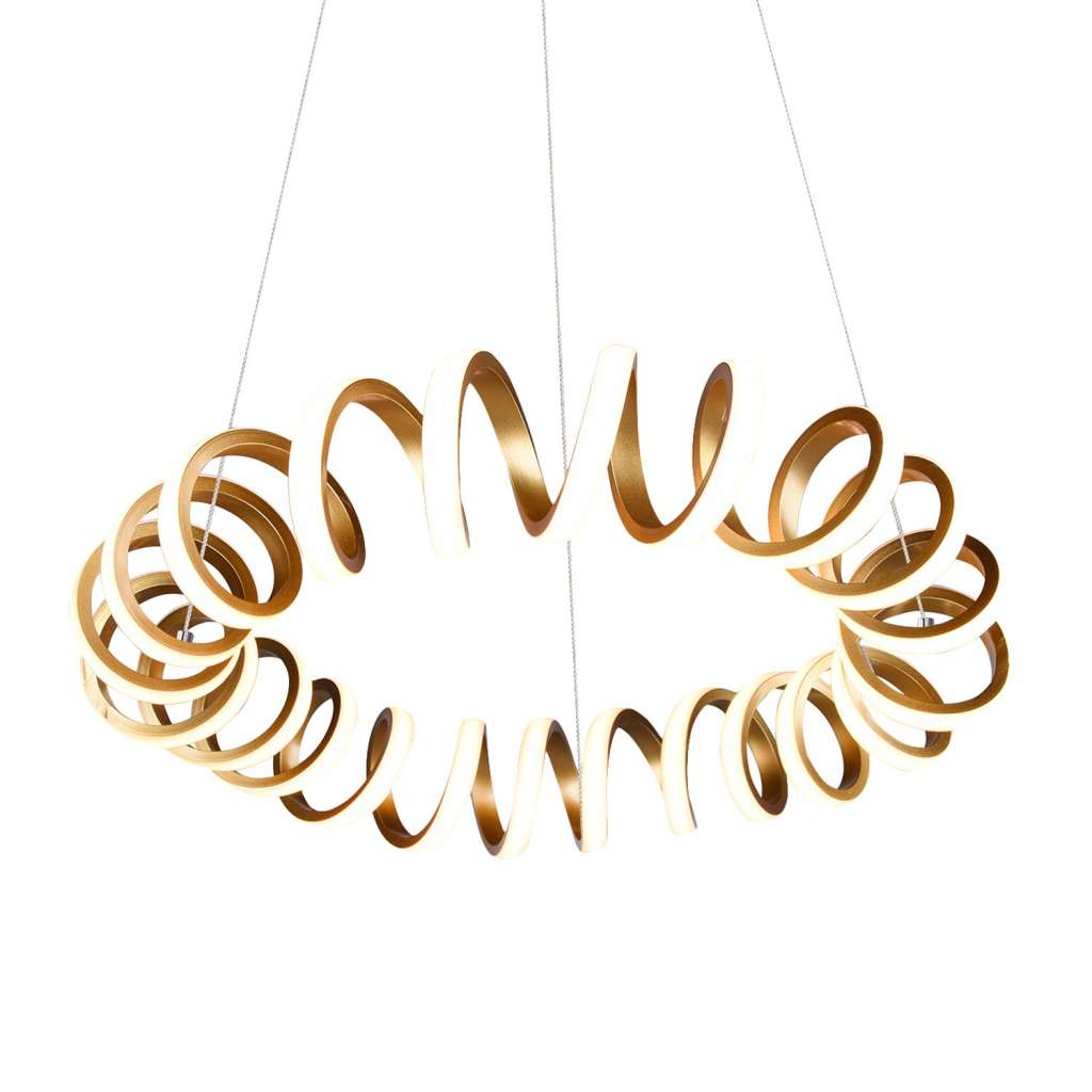 home24 LED-Pendelleuchte Curl