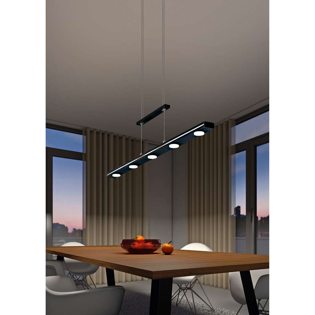home24 LED-Pendelleuchte Lacal