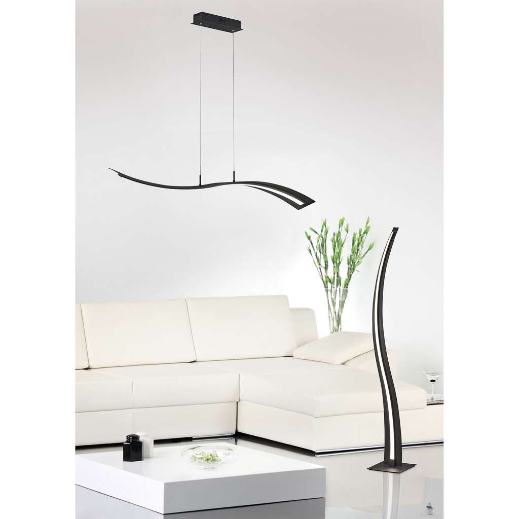 home24 LED-Pendelleuchte Salerno