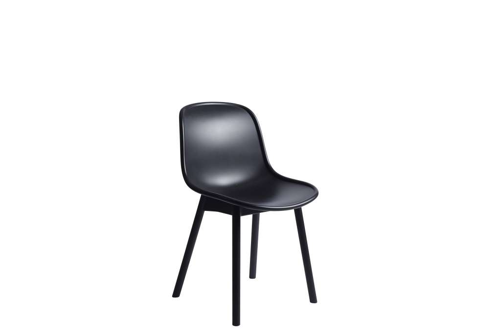 HAY - Neu Chair 13 - soft black - Eiche hell schwarz waterbased Lack - indoor