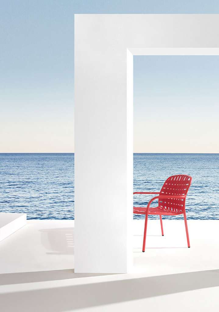 Emu - Yard Armlehnstuhl - rot - outdoor