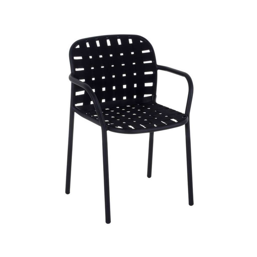 Emu - Yard Armlehnstuhl schwarz/schwarz-grau - outdoor