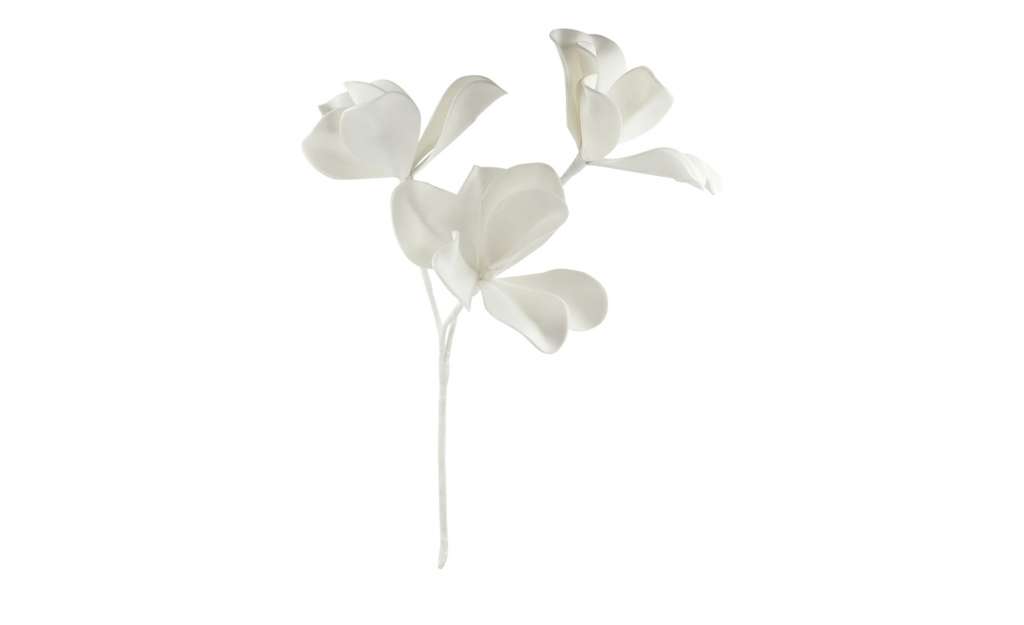 Soft Flower Magnolie ¦ weiß ¦ Metall, Kunststoff Dekoration > Kunstblumen - Höffner