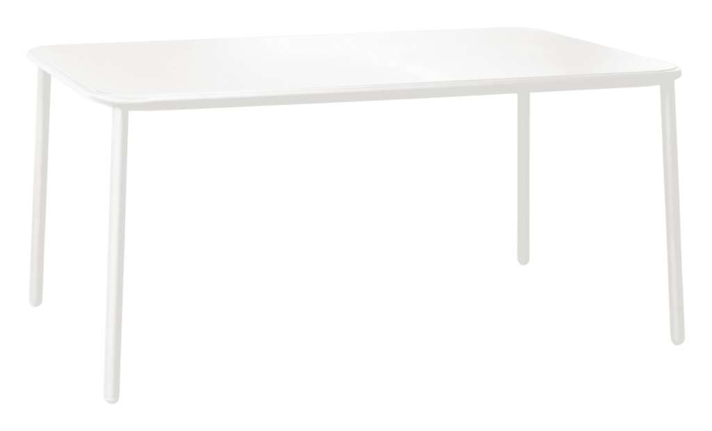 Emu - Yard Tisch - Aluminium - weiß - outdoor