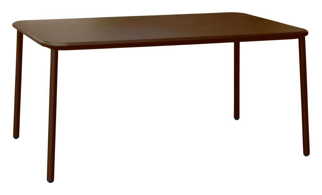 Emu - Yard Tisch - Aluminium - indisch  braun - outdoor