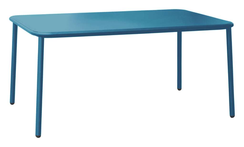 Emu - Yard Tisch - Aluminium - blau - outdoor