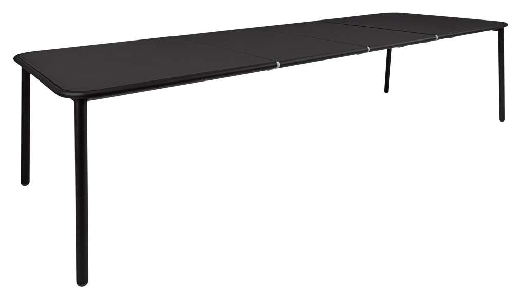 Emu - Yard Tisch - Aluminium - ausziehbar - schwarz - outdoor