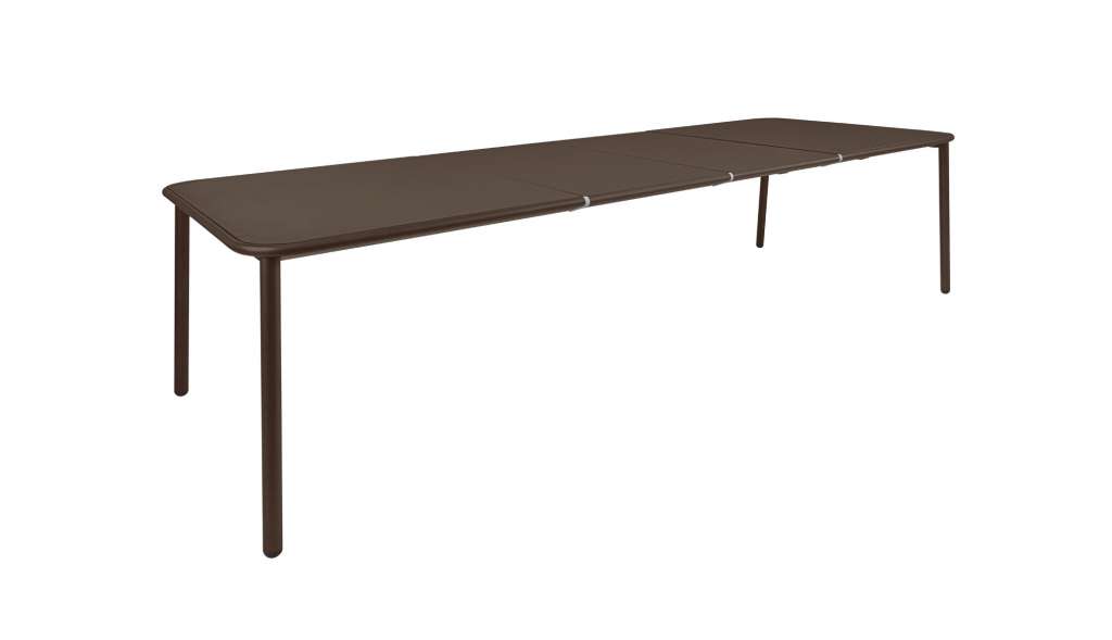 Emu - Yard Tisch - Aluminium - ausziehbar - indischbraun - outdoor