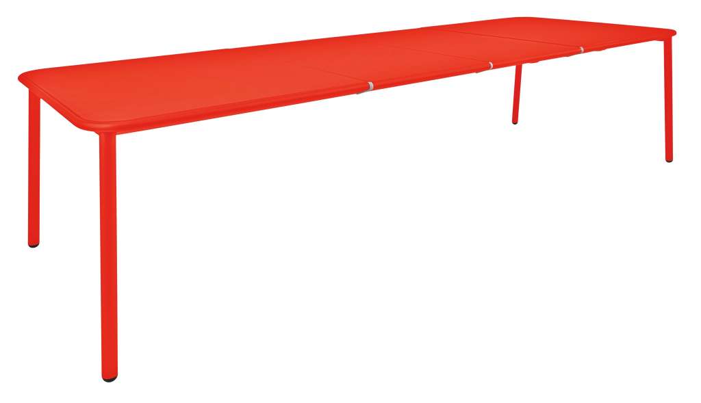 Emu - Yard Tisch - Aluminium - ausziehbar - rot - outdoor