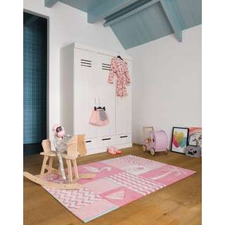 home24 Kinderteppich Fruity Flamingo