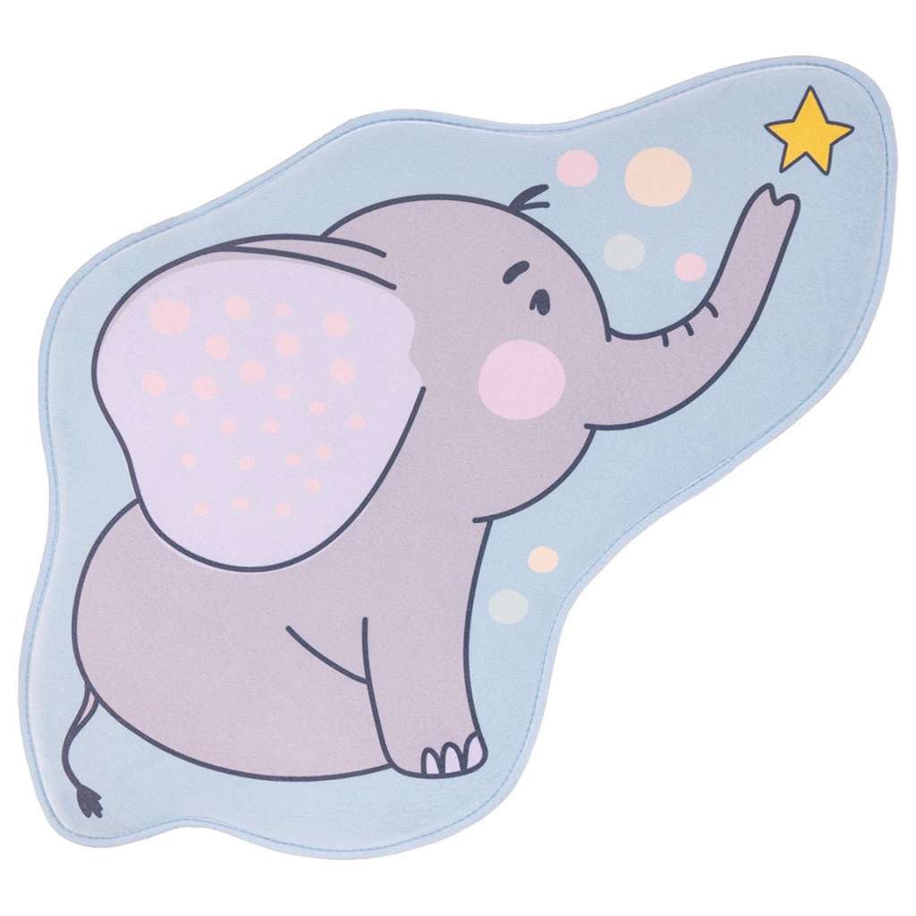 home24 Kinderteppich My Mila Kids Elefant