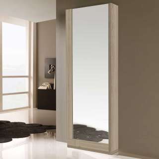 Spiegelschuhschrank in Sonoma Eiche 70 cm breit