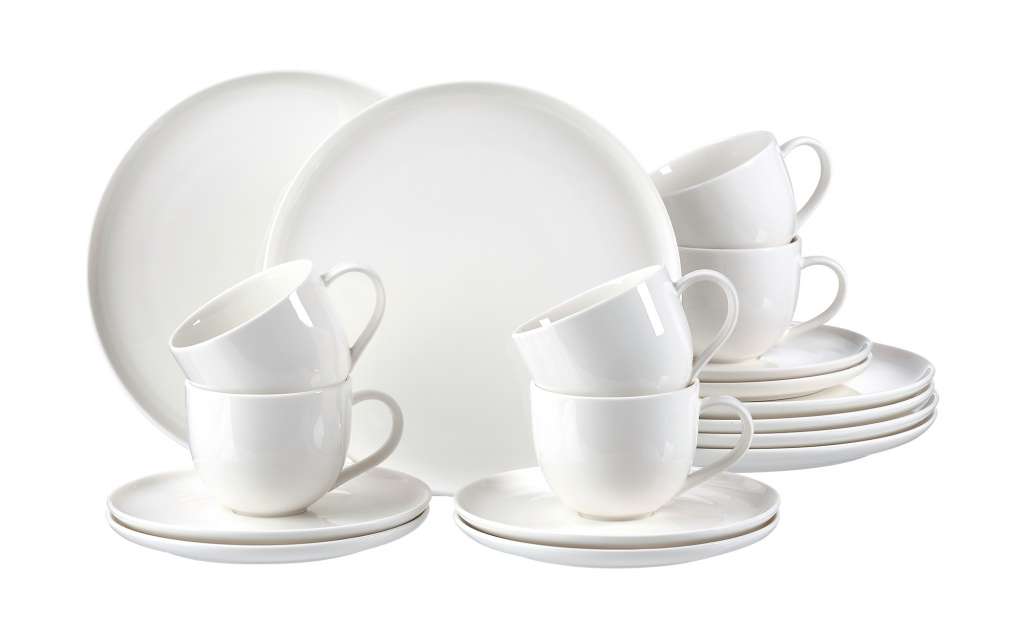 Ritzenhoff & Breker Kaffeeservice 18-tlg.  Skagen ¦ weiß ¦ Porzellan Geschirr > Geschirrsets > Kaffeeservice - Höffner