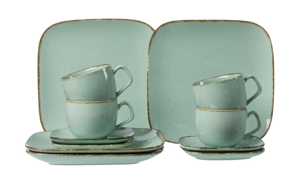 Ritzenhoff & Breker Kaffeservice 12-tlg.  Casa ¦ blau ¦ Steinzeug Geschirr > Geschirrsets > Kaffeeservice - Höffner