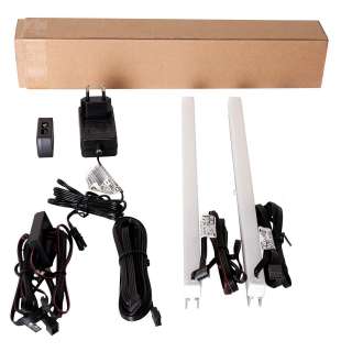 home24 LED-Beleuchtung Flatwoods II (2er-Set)