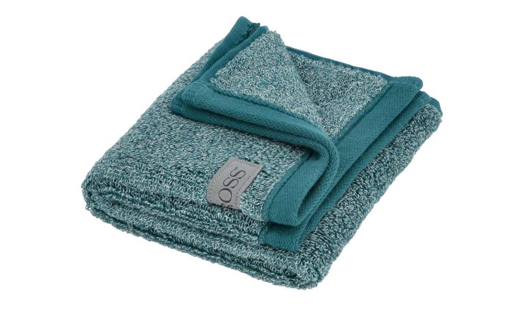 Ross Gästetuch  4120 Melange ¦ grün ¦ 100% Baumwolle Badtextilien und Zubehör > Handtücher & Badetücher > Gästetücher - Höffner