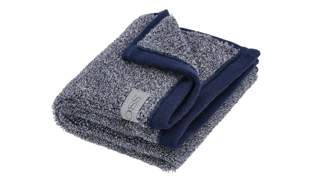 Ross Gästetuch  4120 Melange ¦ blau ¦ 100% Baumwolle Badtextilien und Zubehör > Handtücher & Badetücher > Gästetücher - Höffner
