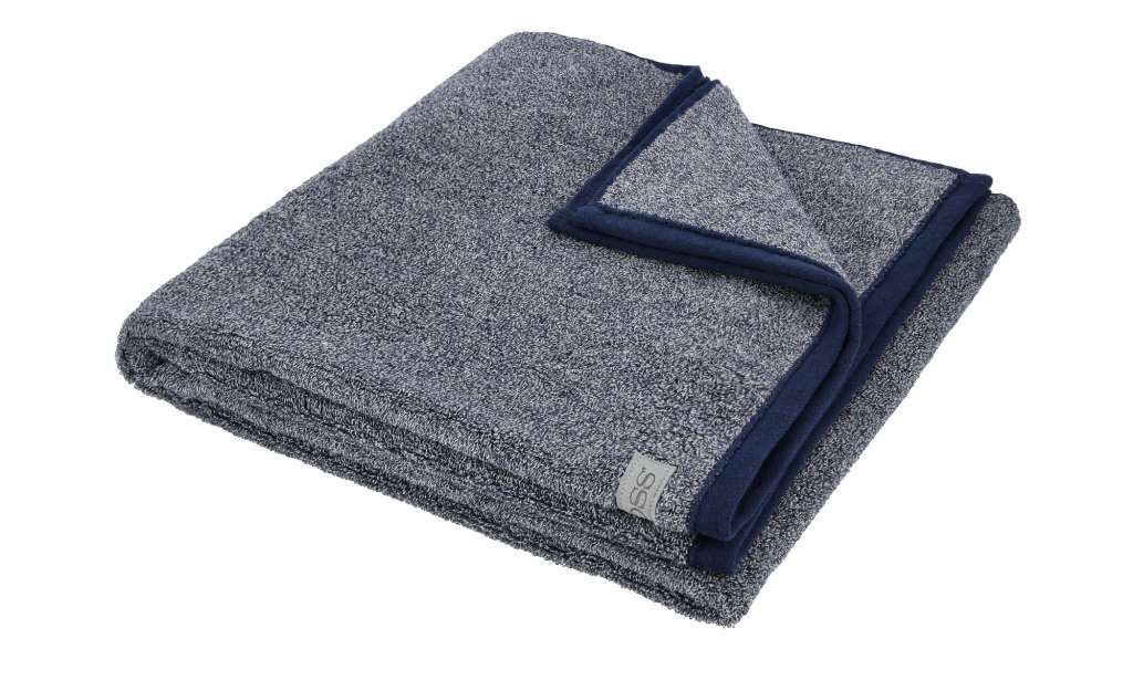 Ross Duschtuch  4120 Melange ¦ blau ¦ 100% Baumwolle Badtextilien und Zubehör > Handtücher & Badetücher > Handtücher - Höffner