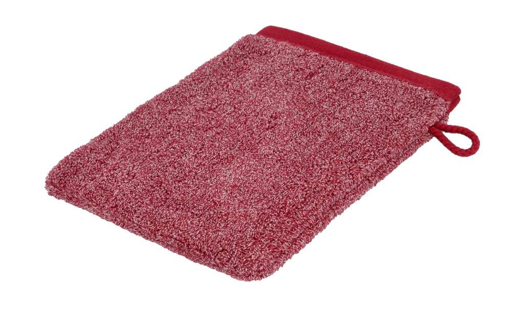 Ross Waschhandschuh  4120 Melange ¦ rot ¦ 100% Baumwolle Badtextilien und Zubehör > Handtücher & Badetücher > Handtücher - Höffner