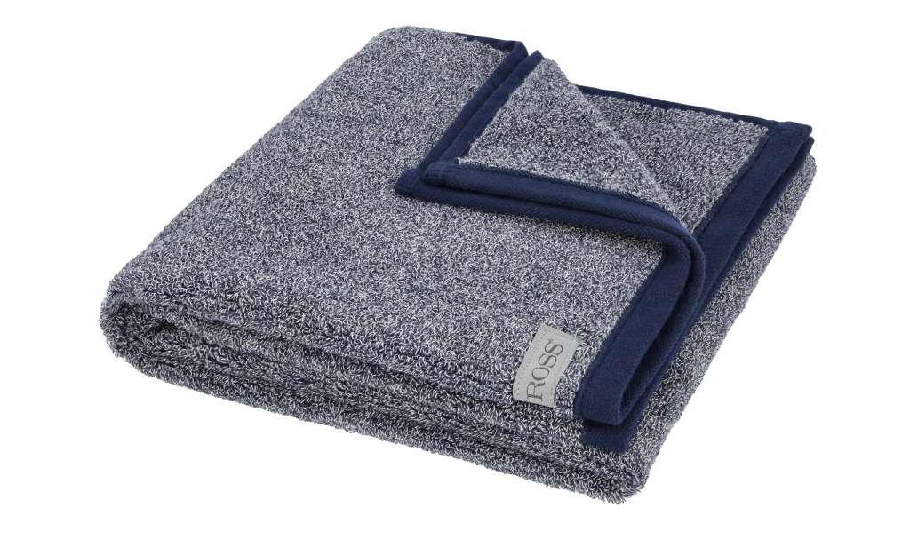 Ross Handtuch  4120 Melange ¦ blau ¦ 100% Baumwolle Badtextilien und Zubehör > Handtücher & Badetücher > Handtücher - Höffner