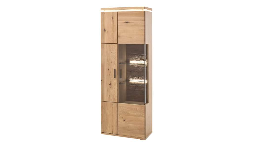 Woodford Kombi-Vitrine  Alone ¦ holzfarben Kommoden & Sideboards > Vitrinen - Höffner