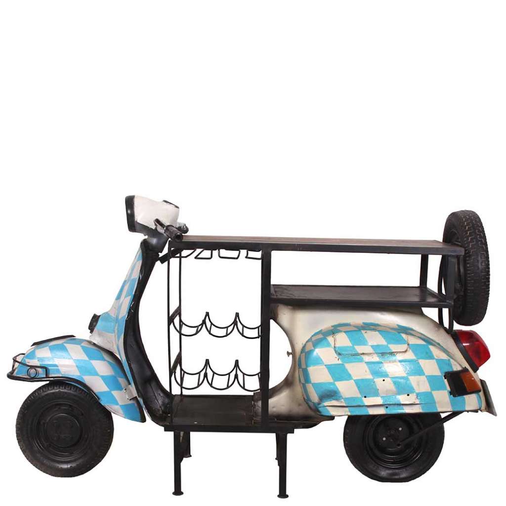 Designertisch in Bunt Roller Style