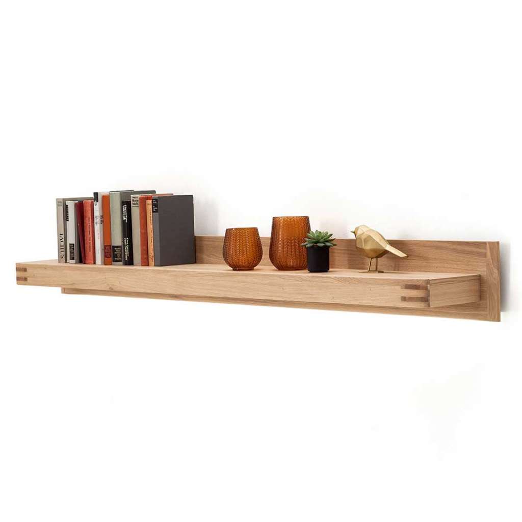 Wohnzimmer Wandboard in Balkeneiche Bianco furniert 180 cm breit