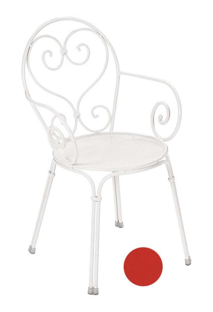 Emu - Pigalle Armlehnstuhl - scharlachrot - outdoor