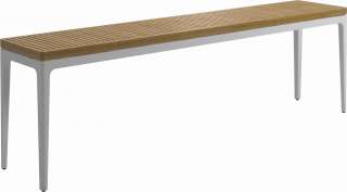 Gloster - Grid Konsolentisch groß 206 x 40 cm - Natural Teak - outdoor