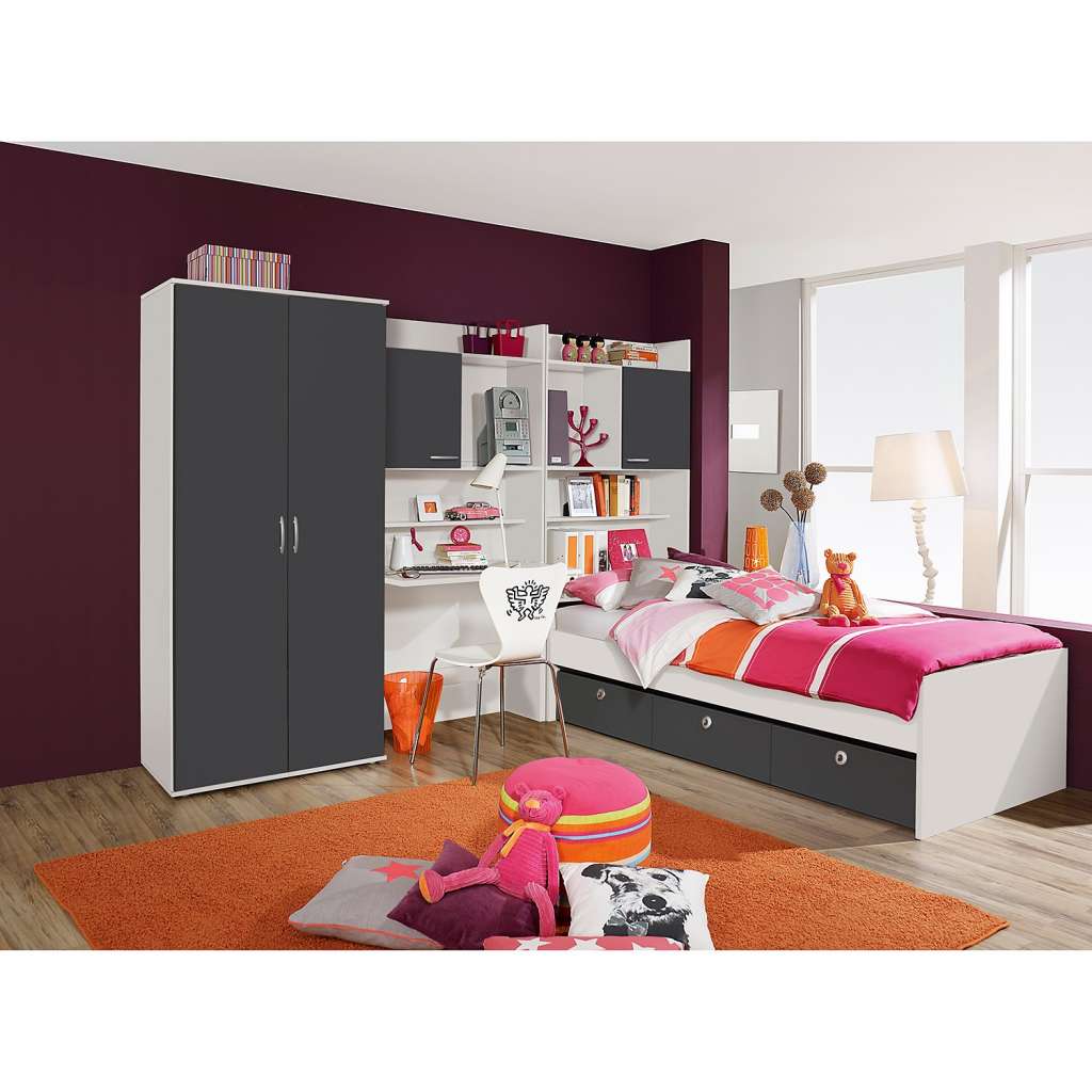 home24 Kinderzimmer-Set Emilio II (5-teilig)