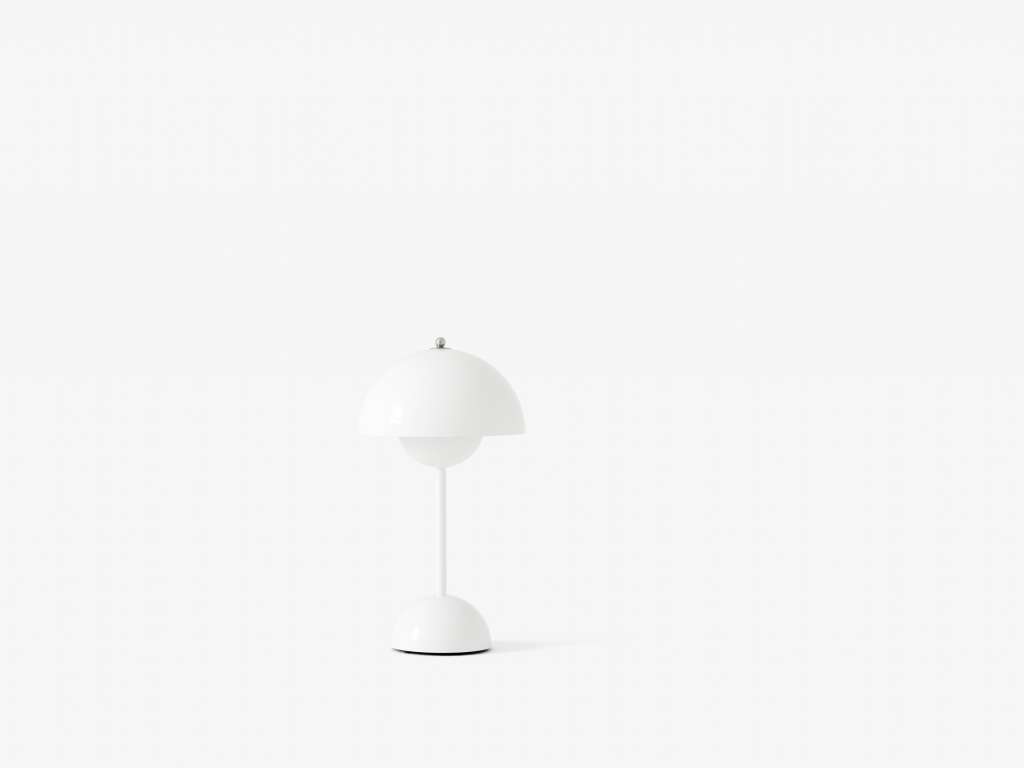 andTRADITION - FlowerPot VP9 Akku Outdoor Tischleuchte - weiß - indoor