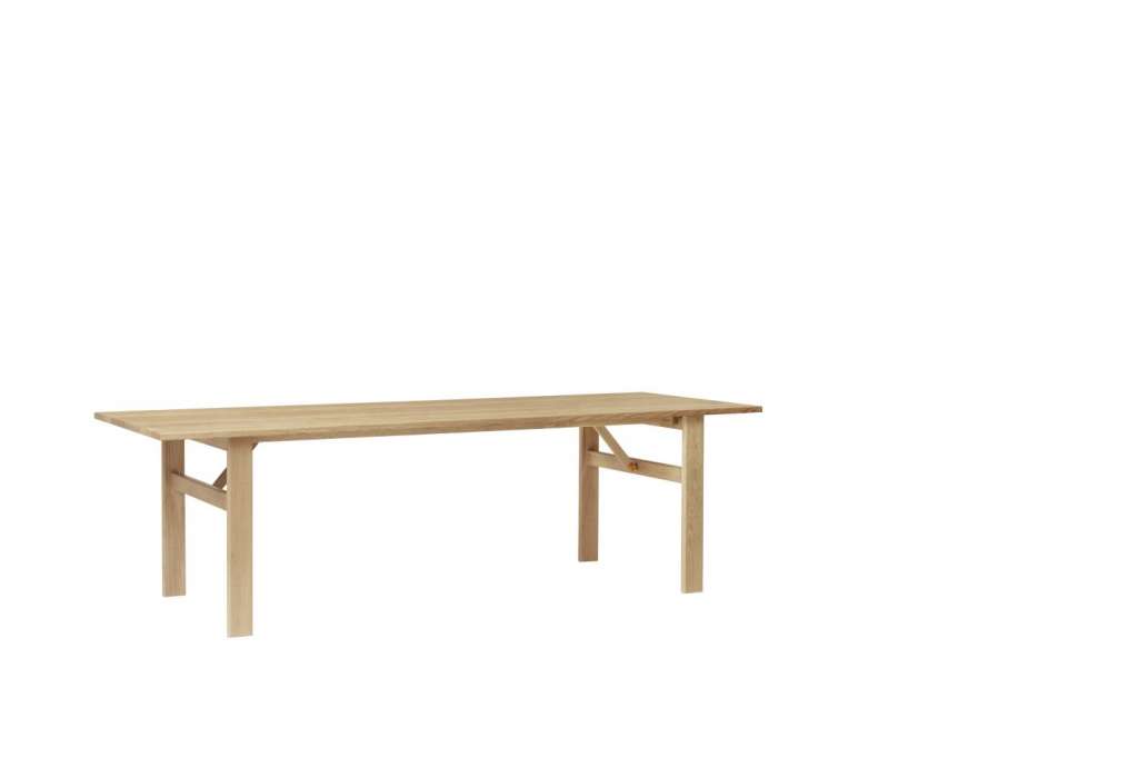 Form&Refine - Damsbo Esstisch - weiß geölte Eiche - 245 x 90 cm - indoor