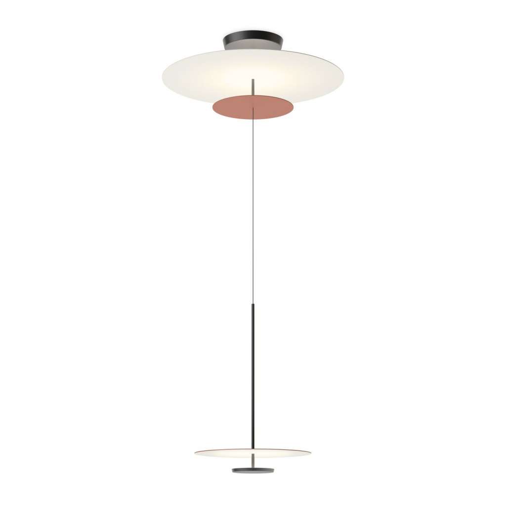 Vibia - Flat 5930 Pendelleuchte - terra red - indoor