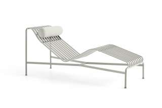 HAY - Palissade Nackenrolle für Chaise Longue - sky grey textile - outdoor