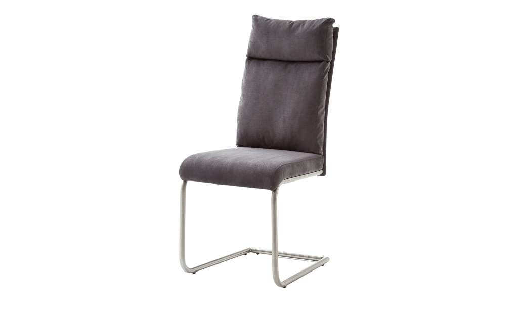 Polsterschwingstuhl mit Griff  Piru ¦ grau Stühle > Freischwinger - Höffner