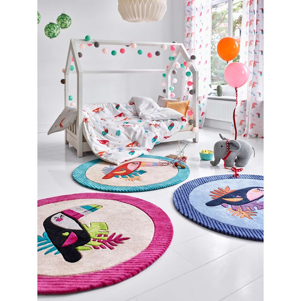 home24 Kinderteppich E-Toucan
