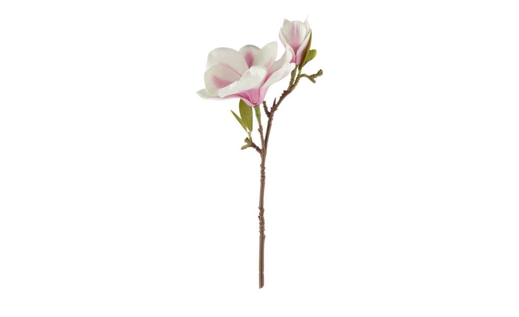 Magnolienblütenzweig ¦ rosa/pink ¦ Kunststoff Dekoration > Kunstblumen - Höffner