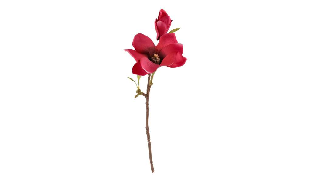 Magnolienblütenzweig ¦ rosa/pink ¦ Kunststoff Dekoration > Kunstblumen - Höffner