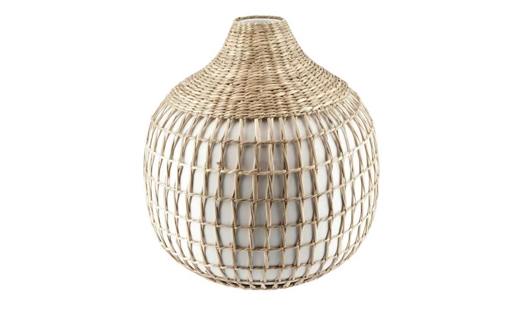Deko Vase ¦ weiß ¦ BambusØ: 25.5 Dekoration > Vasen - Höffner