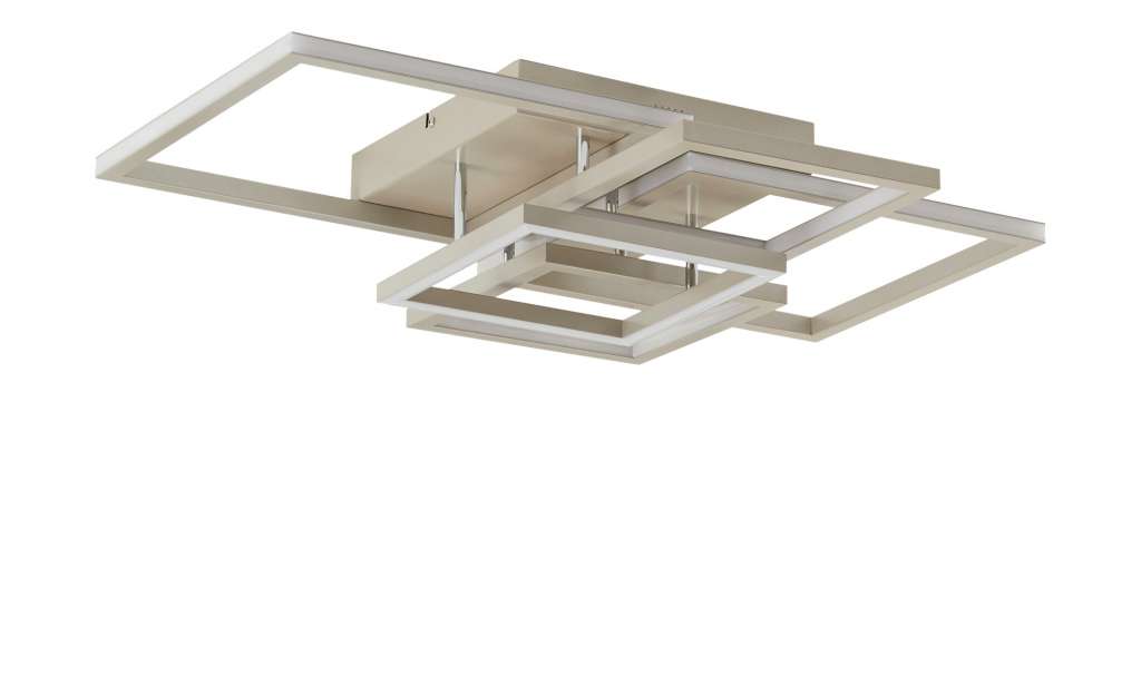 Wofi LED-Deckenleuchte, Alu gebrüstet ¦ silber Lampen & Leuchten > Innenleuchten > Deckenleuchten - Höffner