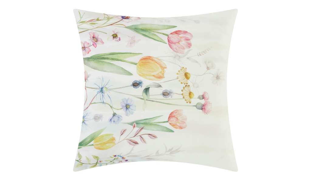 LAVIDA Kissen  Tulpen ¦ mehrfarbig ¦ Polyester, 100% Polyester Heimtextilien > Kissen > Dekokissen - Höffner