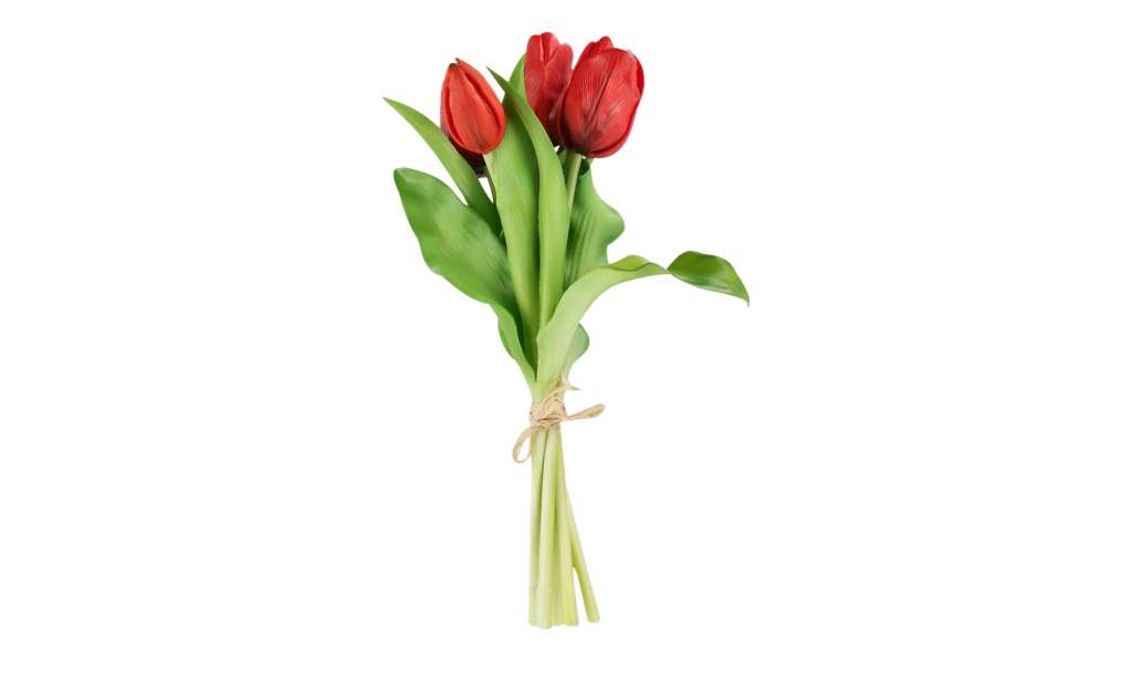 Tulpenbund ¦ rot ¦ Kunststoff Dekoration > Kunstblumen - Höffner