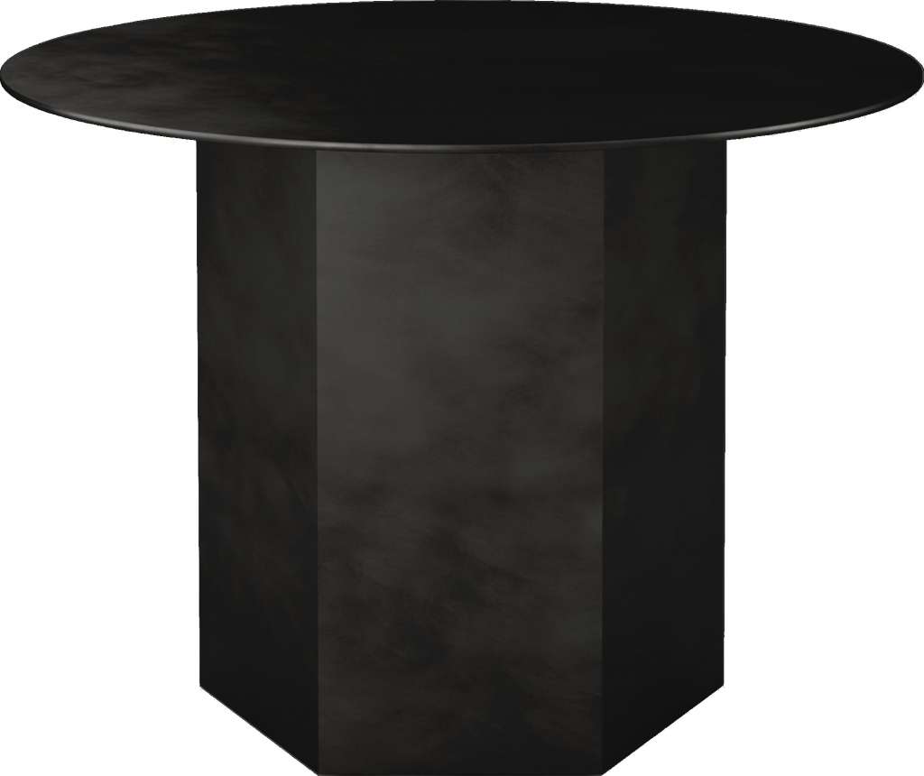 Gubi - Epic Couchtisch - Midnight Black Steel - Ø60 cm - indoor
